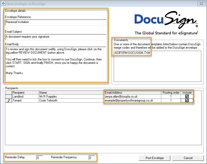 DocuSign user guide – CFPwinMan